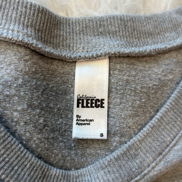 Maroon 5 Gray Sweatshirt California Fleece by American Apparel Size Small - Picture 3 of 8